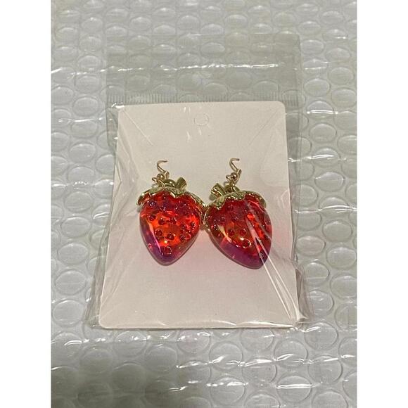 Other - Strawberry fashion earrings